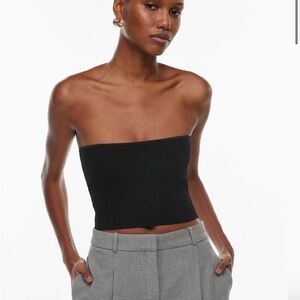 Aritzia Babaton
Sculpt Knit Cropped Tube Top size S